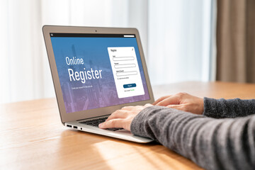 Online registration form for modish form filling on the internet website