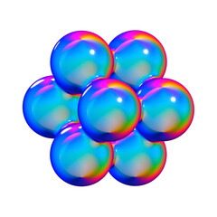 Meta Ball Abstract Shape 3D Element