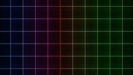 gradient colorful line background 3D illustration rendering . blue red yellow green purple