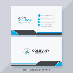 professional minimal business card design / eye caching high quality visiting card © graphicamplify