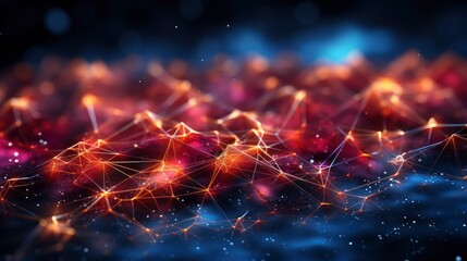 Fototapeta premium Gradient Network Connection Background , Background Image,Desktop Wallpaper Backgrounds, Hd