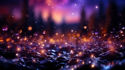 Fototapeta premium Gradient Violet Glowing Particles Background , Background Image,Desktop Wallpaper Backgrounds, Hd