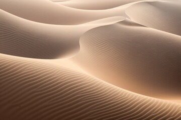 Fototapeta na wymiar A vast desert landscape with towering sand dunes