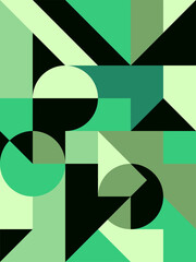 Vintage geometric abstract illustration. Perfect for paintings, posters, billboards or cover art.