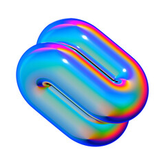 Twine Abstract Shape 3D Element