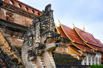 Temple in Chiang Mai - Wat Chedi Luang - 
Temple of the Great Stupa