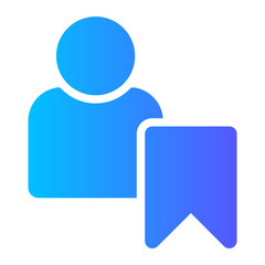 bookmark gradient icon