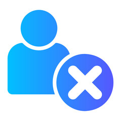 forbidden gradient icon