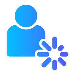 loading gradient icon