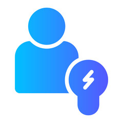 idea gradient icon