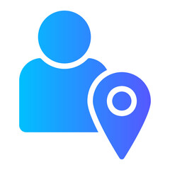 location gradient icon