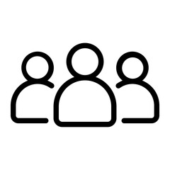 teamwork line icon