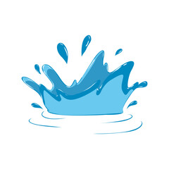 Water Splash Illustration