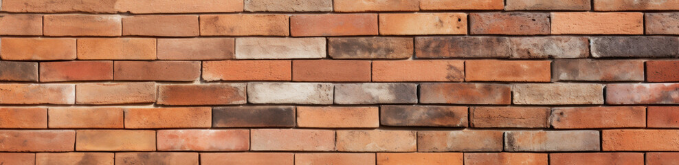 An old brick wall background wallpaper, panorama