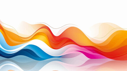 Abstract Colorful Waving Particle Modern Background Design. Abstract wave moving flow particles, hi-tech and big data background design for brochures, flyers, magazine, business card, banner vector.