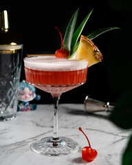 Elegant French Martini Cocktail Delight
