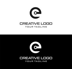 creative letter d logo desain vektor