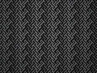 Abstract geometric pattern with stripes, lines. Seamless vector background. Gray and black ornament. Simple lattice graphic design