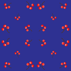 red cherry pattern design decorative for gift 