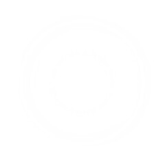 Digital png illustration of white digital circles on transparent background