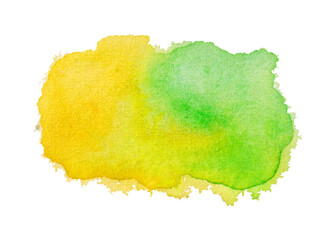 Colorful Isolated watercolor splatter stain png, Hand drew watercolor splash on white or transparent background, Multicolored watercolor splash png © Creative Canvass