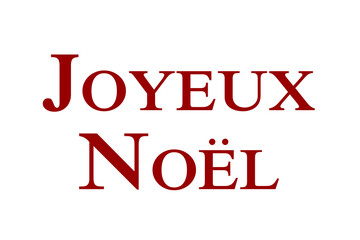 Fototapeta premium Digital png illustration of joyeux noel text on transparent background