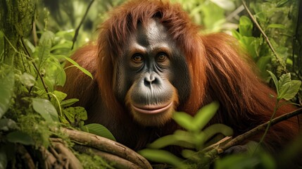 orangutan animal ai generated