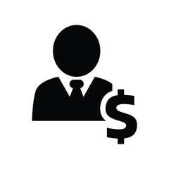 Income money wage vector icon