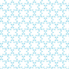 Digital png illustration of blue shapes pattern on transparent background