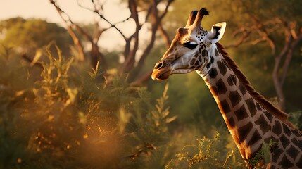 giraffe in the wild