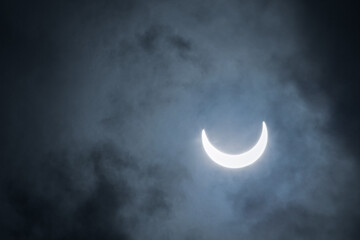 Obraz na płótnie Canvas Eclipse anular de sol