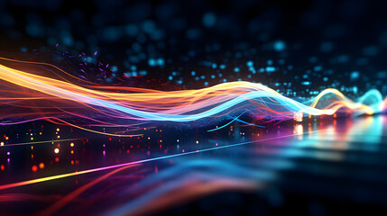 representing the idea of connecting the world through online communication and digital