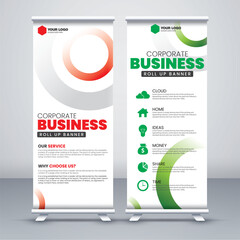 Business Roll Up Banner stand, vertical, abstract background, pull up design, modern x-banner, Presentation concept, Abstract modern roll up background, Vertical roll up template billboard