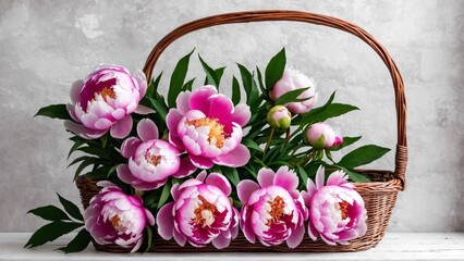 bouquet of pink tulips