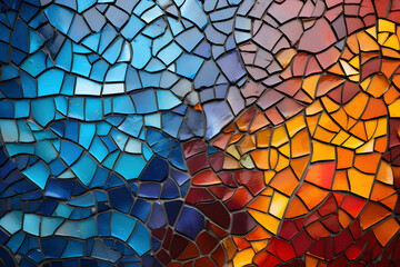 abstract colourful mosaic background