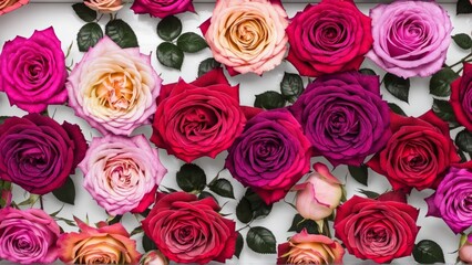 Fototapeta premium bouquet of roses