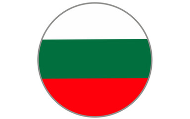 bulgaria round flag icon