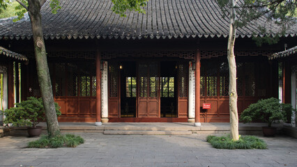 Suzhou classical gardens, main hall architecture