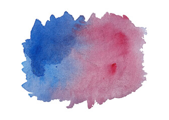 Colorful Isolated watercolor splatter stain png, Hand drew watercolor splash on white or transparent background, Multicolored watercolor splash png  © Creative Canvass