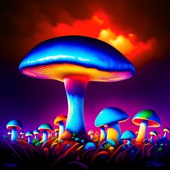 mushroom  forest