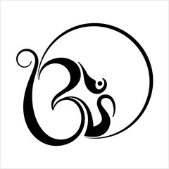 Aum (Om) The Holy Motif M_2208002