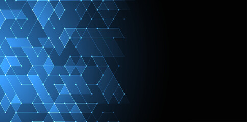 Vector illustration. Digital technology and engineering isometric background.