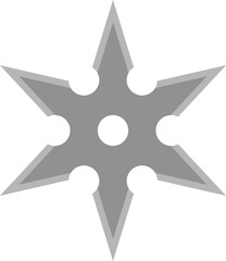 shuriken vector. traditional Japanese weapons. ninja weapons. throwing weapons