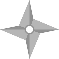 shuriken vector. traditional Japanese weapons. ninja weapons. throwing weapons
