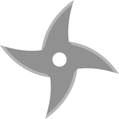 shuriken vector. traditional Japanese weapons. ninja weapons. throwing weapons