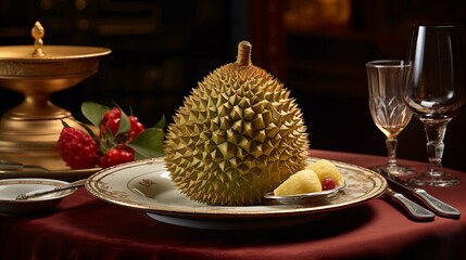 Durian fine dining cuisine