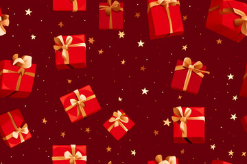 christmas pattern wrapping paper, tile