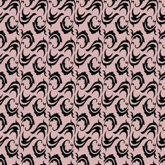 Pretty Abstract fabric background. Vector art. Seamless pattern. Textile Design