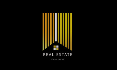Real Estate, Building and Construction Logo Vector Design 