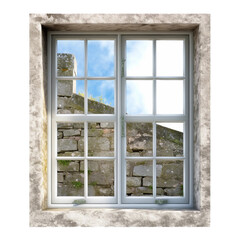 Window. isolated object, transparent background